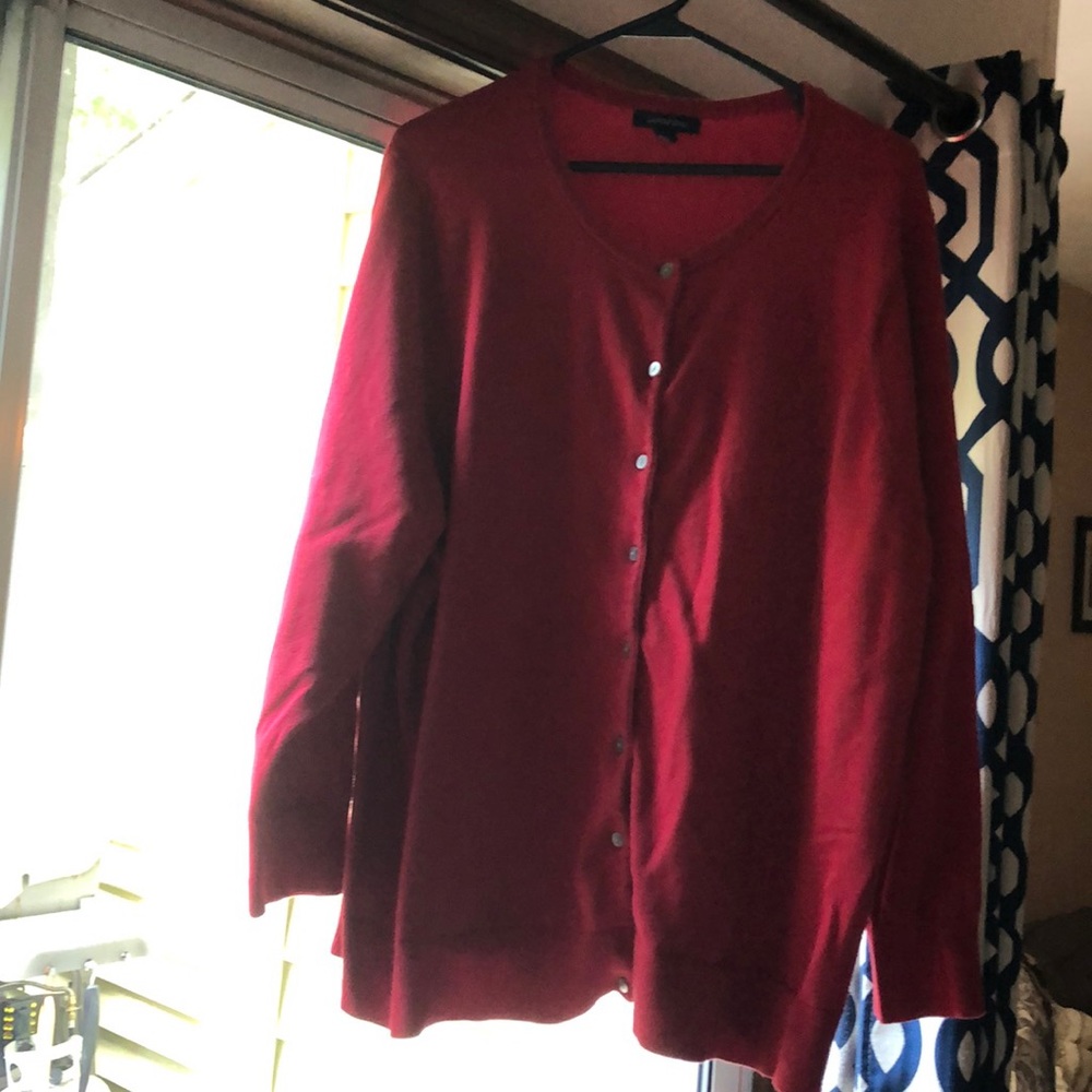 Long sleeve cardigan sweater